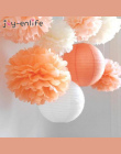 JOY-ENLIFE Dekoracje Ślubne 5 sztuk Pom Poms 20 cm Tkanki Papier Sztuczne Kwiaty Ball Baby Shower Party Craft Urodzin Ogrodnicze