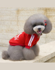 Jesień Zima Pies Ubrania Bawełna Puppy Dog Odzież Dla Psów Kapturem XS-2XL Zwierzęta Płaszcze Zwierzaki Produkty Ropa Perro Fran