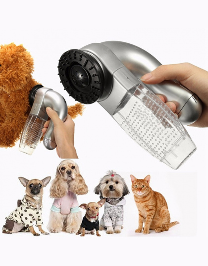 Elektryczne Cat Dog Pet Próżniowe Futro Cleaner Usuwania Włosów Puppy Trymer Kot Grooming Narzędzie Zwierzęta Psy Urody Pet Dog 