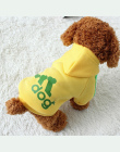 2018 Nowy Jesień Zima Pet Products Dog Odzież Zwierzęta Płaszcze Miękkie bawełna Dog Bluzy Odzież Dla Psów Puppy 7 kolory PD212 