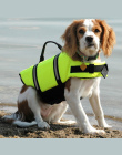 Pies Ubrania Kamizelka Kamizelka Bezpieczeństwa Obroża Uprząż Wygaszacz Pet Dog Basen Obrońcą lothes Lato Stroje Kąpielowe 5 Roz