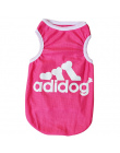 Nowe Mody Sportów Pies Ubrania T Shirt Costume Yorkshire Chihuahua Puppy Pet Dog Odzież Fajne Lato Kot Pies Koszula Kamizelka s-