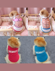 Lato Pies Koszula Bluza Chihuahua Śliczne Wydrukowano Wiosna Pies Vest Teddy Miękki Poliester Pet Cat Białe Ubrania Dla Małych P