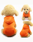 Ciepłe Ubrania Dla Psów Pet Dog Płaszcz Kurtka dla Małych Psów Chihuahua Ubrania Solidna Swetry Jesień Puppy Stroje Psy Odzież 6