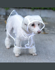 Wodoodporna Pies Ubrania Płaszcz Przejrzyste Deszcz Płaszcz Pet Dog Odzież Płaszcz Ubrania Dla Małych Psów Chihuahua Odzież 15S1