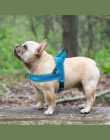 Nylon Odblaskowe Pet Dog Szelki Kamizelki Miękkie Flanelowe Wyściełane Nie Ciągnąć Pasek Uprząż Dla Walking Szkolenia Małe Średn