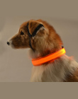 Nylon LED Obroża dla Zwierząt, Bezpieczeństwo Noc Miga Świecić W Ciemności Smyczy Psa, Luminous Fluorescencyjne Obroże Dla Psów 