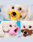 Pies Kufa Silikon Słodkie Kaczka Usta Maski Kufa Kora Brań Stop Mały Pies Anti-zgryz Maski Produkty Dla Psów Zwierzaki Akcesoria