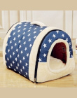 Multifuctional Dog House Nest Z Maty Składany Pet Dog Bed kot Bed Dom Dla Małych i Średnich Psów Podróży Zwierzę Łóżko torba