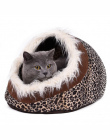 Super Ciepłe Kot Cave Bed Pies Dom Puppy Hodowla Schronisko dla Kitty Rabbit i Gniazdo na Kotek Małych Zwierząt Krawędzi z Miękk