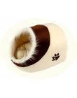 Super Ciepłe Kot Cave Bed Pies Dom Puppy Hodowla Schronisko dla Kitty Rabbit i Gniazdo na Kotek Małych Zwierząt Krawędzi z Miękk