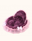2016 Słodkie Koronki Księżniczka Pies Kosz Łóżku Kot Puppy Pet Łóżka Domowych sen Hodowla Nest Pet Cat Dog Łóżka Luksusowe Cat S