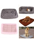 S/M/L Pet Dog Bed Sofa Mat Dom Cat Pet Bed Dom dla Małych Dużych Psów Duży koc Poduszka Basket Dostarcza Produkty Dla Psów