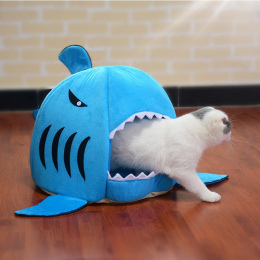 Rekina Łóżko Pies Kot Bed Shark Kotów Łóżka Dom Na Duże Średnie Małe Psy Łóżka Domowych Puppy Hodowla Zwierząt Domowych sklep Ch