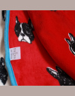 Cartoon flanelowe koc wielofunkcyjny niezbędne drzemka Koc Kołdra kotów domowych pies mops głowy rzut koc 100*75 cm