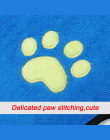 Mikrofibra Pet Kąpieli Ręcznik Szybkoschnący Ręcznik Chłonne Haft Paw Kot Puppy Grooming Pet Produkty Dla Psów Kotów