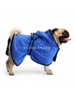 XS-XL Pies Szlafrok Ciepłe Ubrania Dla Psów Super Chłonne Pet Suszenia Ręcznik kąpielowy ręcznik Hafty Łapa Kota Kaptur Pet Groo