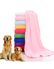 Darmowa Wysyłka Szybkie Schnięcie Pet Grooming Miękkie Ręczniki Ręcznik New Arrival Pet Dog Cat Polaru Pure color Ręcznik Przysł