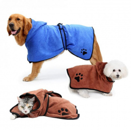MySudui Chłonne Szybkie Suche Pet Dog Ręcznik kąpielowy Szlafrok Kot Suszenie Ręczników Z Mikrofibry Ciepłe Ubrania Dla Psów Paw