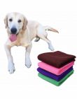 1 sztuk 30*70 cm Chłonne Pies Kąpieli Ręcznik Suszenie Ręczników Z Mikrofibry Solidna Kot Pet Codzienne Dostawy kolor losowo