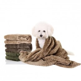 Koc flaneli Zwierzę Pies Kąpieli Ręcznik Ręczniki Silne Absorpcji Wody Szybkie Suche Ręczniki Szlafroki Dla Puppy Kot Kawy Beżow