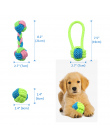 Bawełna Pies Zabawki Liny Węzeł Puppy Chew Ząbkowanie Zabawki Zęby Czyszczenia Zwierzęta Palying Ball Dla Małe Średnie Duże Psy