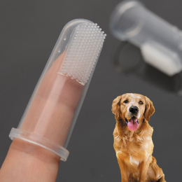 Nowy Guma Pet Finger Szczoteczka Do Zębów Pies Zabawki Ochrony środowiska Silikonowe Rękawiczki dla Psów i Kotów Czyste Zęby Akc