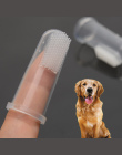 Nowy Guma Pet Finger Szczoteczka Do Zębów Pies Zabawki Ochrony środowiska Silikonowe Rękawiczki dla Psów i Kotów Czyste Zęby Akc