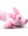1 pc Pluszowe/Guma Dog Chew Zapiszczeć Zabawki Świnia Słoń Kaczka Zwierzęta Zabawki Liny Puppy Dźwięku Zabawki Szkolenia Interat