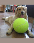 24 cm Pies Zabawki Ball dla Pet Chew Zabawki Nadmuchiwane Piłka Tenisowa Podpis Mega Jumbo Pet Zabawki Dostarcza Zewnątrz Krykie