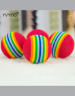 YVYOO produkty Pet zabawka dla kota psa Piękny skok piłka kolor stripe zdrowia Środowiskowego Puzzle klasy pies zabawka piłka 2 
