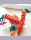1 sztuk Marchwi Kształcie Knot Liny Pet Dog Zabawki Chew Zabawka Dla Kota Bezpieczne Zabawki dla Małych Psów Molowy Gryzienie Gr