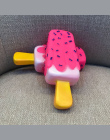 Pet Dog Toy Chew Piskliwy Gumowe Różowe Popsicle W Kształcie Zabawki dla Kotów Puppy Dziecko Psy Lodów Ugryźć Molowej Zabawki śm
