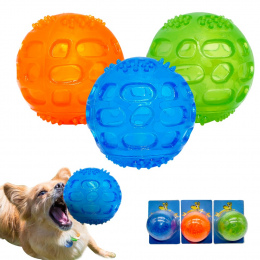 Dog Toy Pet Kule Gumowe Zabawki Squeaking Interaktywne Puppy Żucia Zabawki Dla Małych i Dużych Psów Szkolenia Gry Czyszczenia Zę