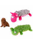Pet Puppy Dog Zabawki Pluszowe W Kształcie Kaczki Dźwięku Piszczałki Żucia Zabawki Małe Zwierzęta Gry Śmieszne Interaktywna Zaba
