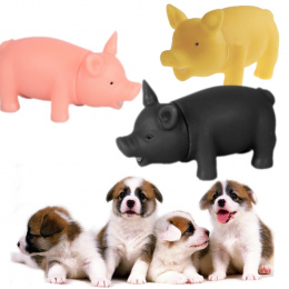 MISTEROLINA Pies Zabawki Chew Piszczałka Gumowe Zabawki Dla Psów Dla Zwierząt zwierzęta Dostarcza Piskliwy Dźwięk Krzyczy Świnia