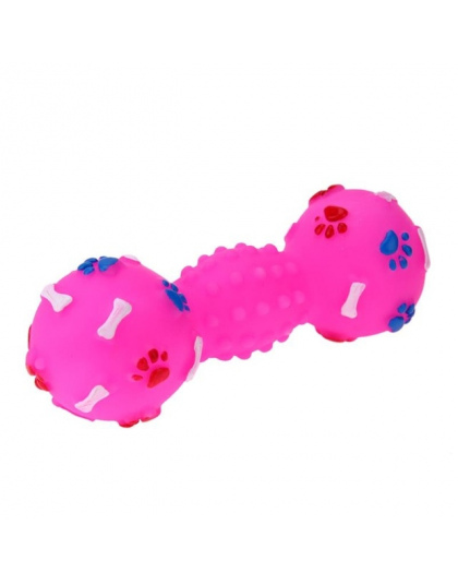 Zabawki dla psów Kości Hantle Kształcie Odporne Ugryźć Squeeze Piskliwy Pet Chew Toy Faux Pet Dźwiękowe Zabawki dla Psów