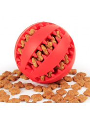 Kolorowa piłka do zabawy dla psa z miękkiej gumy do aportowania gumowy gryzak do czyszczenia zębów