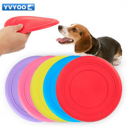 YVYOO szkolenia Zwierzę dostarcza Gumy 18 cm Latające Dyski nietoksyczny zdrowia Psa zabawki Interaktywne 1 sztuk