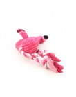 Flamingo Kształt Psa Zabawki Piskliwy Pet Szczenięta Chew Toy