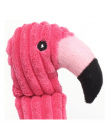 Hot Dog Zabawki Miękkie Nadziewane Pink Flamingo Krzyczy Psa Zabawki Dla Małych Dużych Psów Dźwięk Puppy Toy Pluszowe Squeak Fla