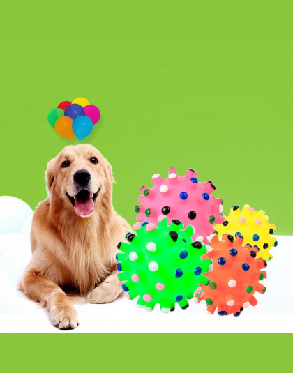 Kolorowe Pet Puppy Małe Psy Zabawki Zwierzęta Chews Piskliwy Piszczałka Znachor dźwięk Toy Toy Ball Dla Psa Pet Szkolenia Psów Z