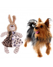 Zabawki dla zwierząt Rabbit Shape Pet Dog Puppy Dog Chew Bite PV Pluszowe Zabawki Dźwiękowe Piszczałka Piskliwy Zabawki