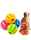 Extra Trudne Piłka Gumowa Zabawka Pies Zabawki Śmieszne Interaktywne Elastyczność Ball Pet Chew Zabawki Dla Psów Do Czyszczenia 