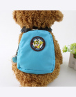 Kolorowe Nylon Plecak dla Kotów Domowych Pies z Harness leash wielofunkcyjny Plecak dla Małych Psów Pies Plecak Torba