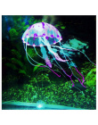 Świecące Efekt Sztuczne Jellyfish Fish Tank Akwarium Dekoracji Mini Submarine Ornament Podwodne Pet Decor Darmowa Wysyłka