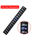 Aquarium Fish Tank Termometr Temperatury Naklejki Akwarium Akcesoria Podwójny Cyfrowy Skala Kij na Wysokiej Jakości Trwałe