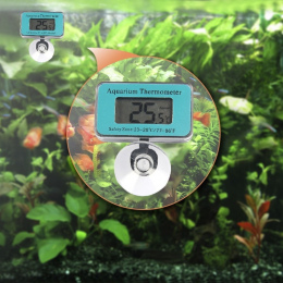 LCD Cyfrowy Fish Tank Akwarium Termometr Głębinowa Woda Miernik Temperatury-50C ~ 70C Wysokiej/Niskiej Temperatury Alarm