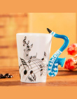 Creative Music Skrzypce Style Gitara Ceramiczne Kubek Kawy I Herbaty Mleka Klepka Kubki z Uchwytem Kubek Kawy Nowość Prezenty