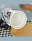 Cute Cat Ceramiki Kubek Kawy Z Pokrywką Duża Pojemność 600 ml Zwierząt Kubki kreatywny Drinkware Kawy Filiżanki Nowość Prezenty 